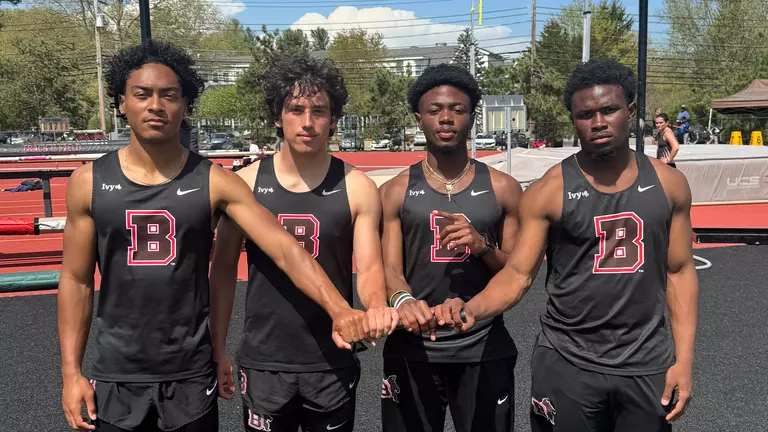 Men's 4x100 Relay Team Breaks School Record as Track and Field Competes at Jay Carisella Invitational