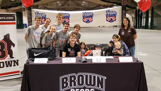 Brown Track and Field Signs Tyson Through Team Impact