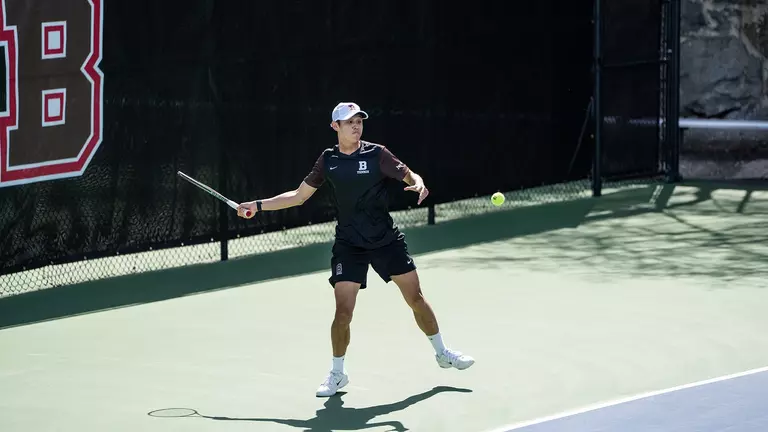 Men’s Tennis Claims Two Wins on Day One of the Harvard Invite