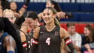 Wolfson Shines as Volleyball Sweeps Sacred Heart