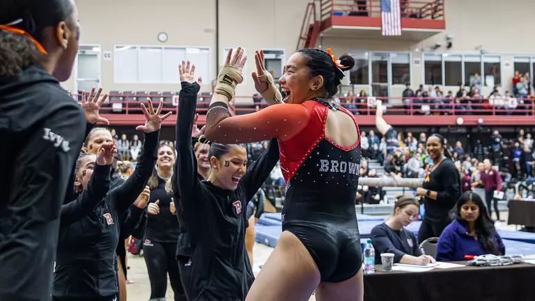 Gymnastics Posts Season-Opening Program Record Score in Sunday Quad Meet