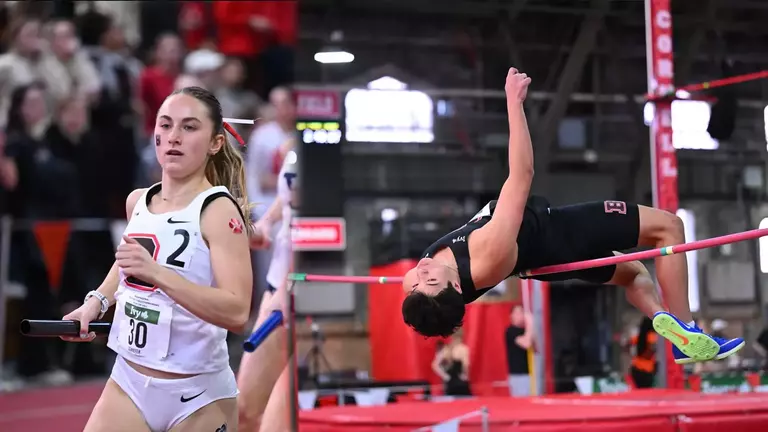 Brown Track and Field Set for Ivy Indoor Heps