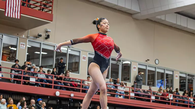 Gymnastics Posts No. 10 All-Time Score in Dual Meet at No. 11 Michigan State