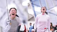 Luo, Chen Collect 12 Wins at NCAA Women's Fencing National Championship
