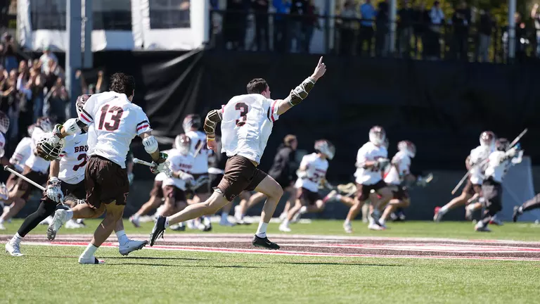 Men’s Lacrosse Overcomes Seven-Goal Second Half Deficit to Defeat Dartmouth in Overtime, 17-16