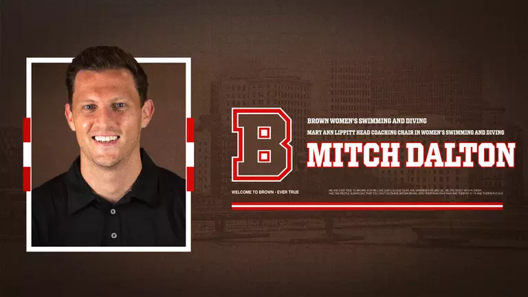 Mitch Dalton Named Head Coach of Brown Women's Swimming and Diving