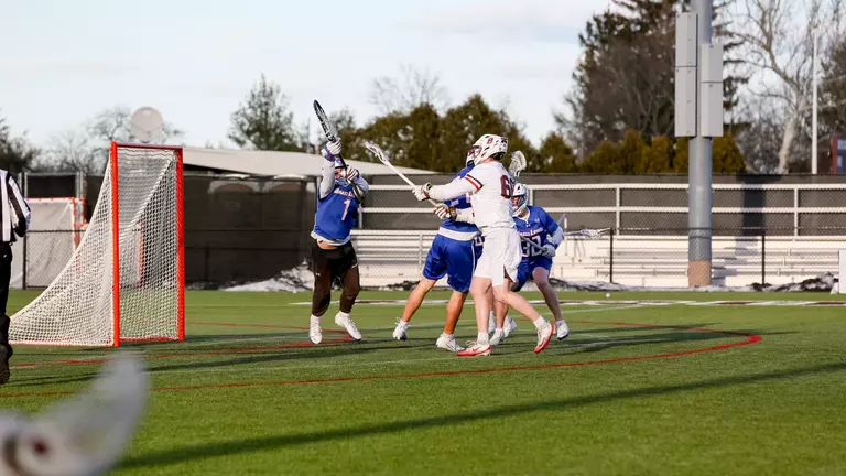 Men’s Lacrosse Falls at No. 7 Harvard, 12-10