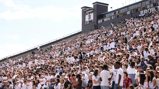 Crowd at Brown Stadium