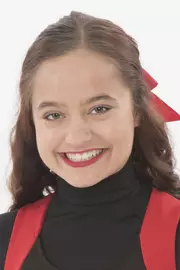 Indoor headshots and an outdoor team on the Art's Terrace.