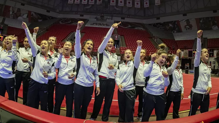 Ball State Gymnastics Team 2020
