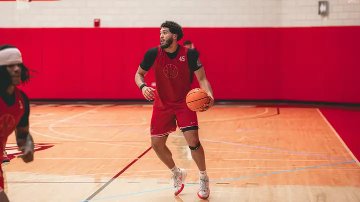 Kayden Fish at Practice