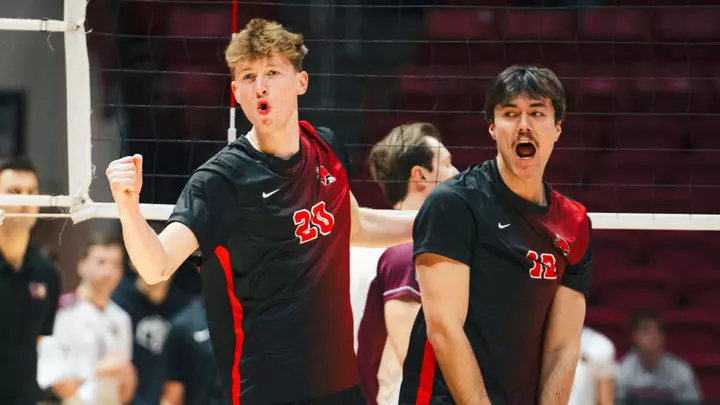 Patrick Rogers and Jacob Surette Celebrate vs. Charleston