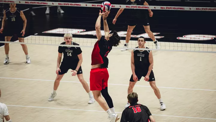 Ball State Sweeps Loyola, Clinches MIVA Crown