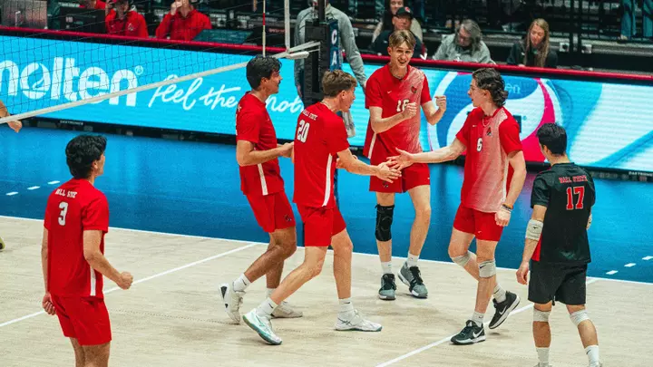 Ball State Clinches MIVA Title with Loyola Sweep