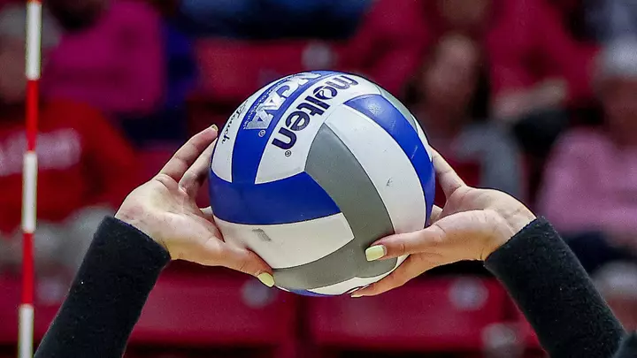 Beauty Shot - Hands setting a volleyball