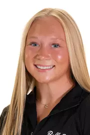 Headshot Featuring Carley Stalder in a Black Ball State Shirt