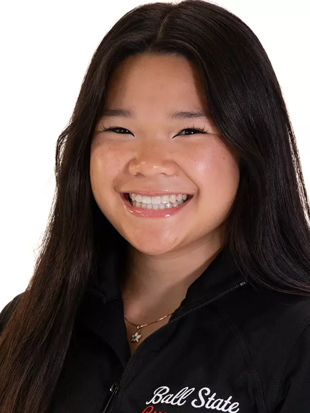 Headshot Featuring Delaney McMahon in a Black Ball State Shirt