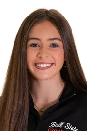 Headshot Featuring Nicole James in a Black Ball State Shirt