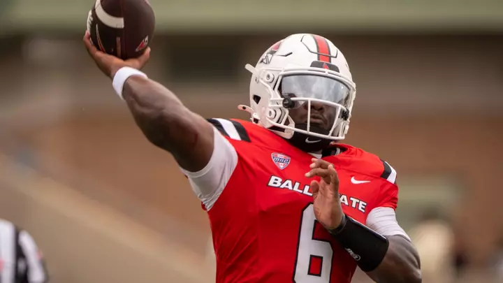 Keldric Luster pass attempt versus Stony Brook 9/12/2026
