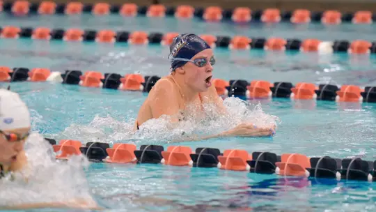 Image related to Women’s Swimming & Diving Wins 12 Events in Season-Opening 198-102 Win over Holy Cross