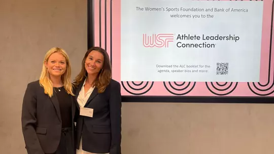 Image related to Two Student-Athletes Attend the Women's Sports Foundation Athlete Leadership and Connection Event in NYC