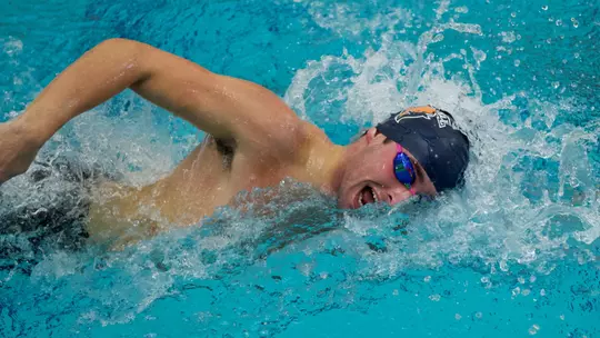 Image related to Davis Sets Top-10 Time in the 100 Backstroke as Men’s Swimming and Diving Completes Second Day of Bucknell Invitational