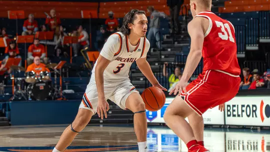 Image related to Shorthanded Bison Fall to Hot-Shooting Cornell at Sojka Pavilion