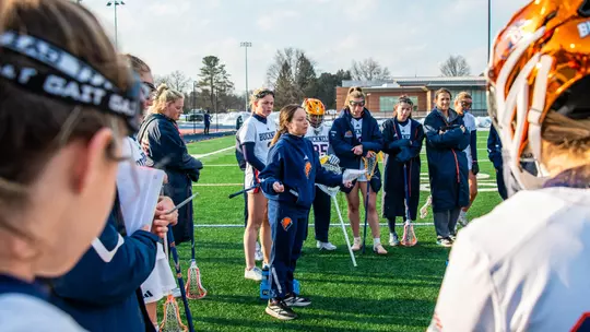 WLAX Huddle with Coach Dando