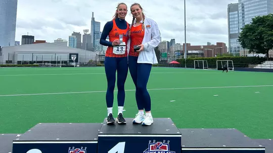Evelyn Bliss & Brylee Tereska Penn Relays Podium