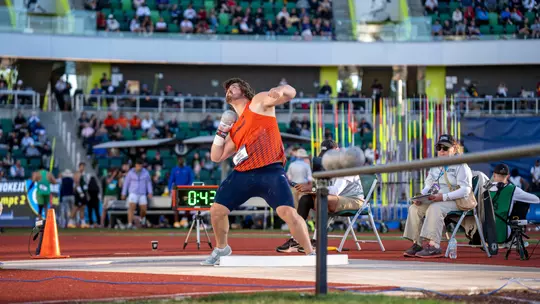 Wade Shomper NCAA Championships Throwing