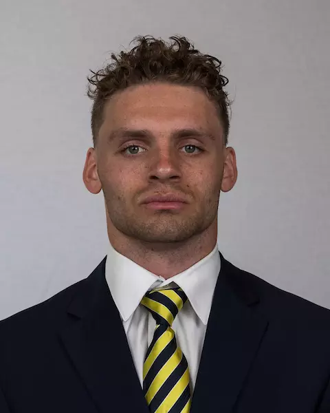 June 21, 2018; Memorial Stadium, Berkeley, California, USA; Football: California Golden Bears Coat & Tie Headshots - Ashtyn Davis (27)
Photo credit: Al Sermeno - KLC fotos