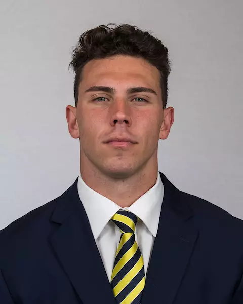 June 21, 2018; Memorial Stadium, Berkeley, California, USA; Football: California Golden Bears Coat & Tie Headshots - Jake Ashton (80)
Photo credit: Al Sermeno - KLC fotos