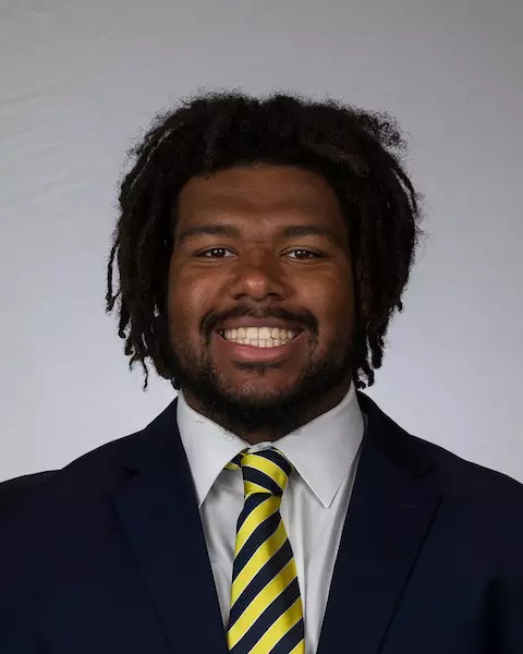 June 21, 2018; Memorial Stadium, Berkeley, California, USA; Football: California Golden Bears Coat & Tie Headshots - Malik McMorris (99)
Photo credit: Al Sermeno - KLC fotos
