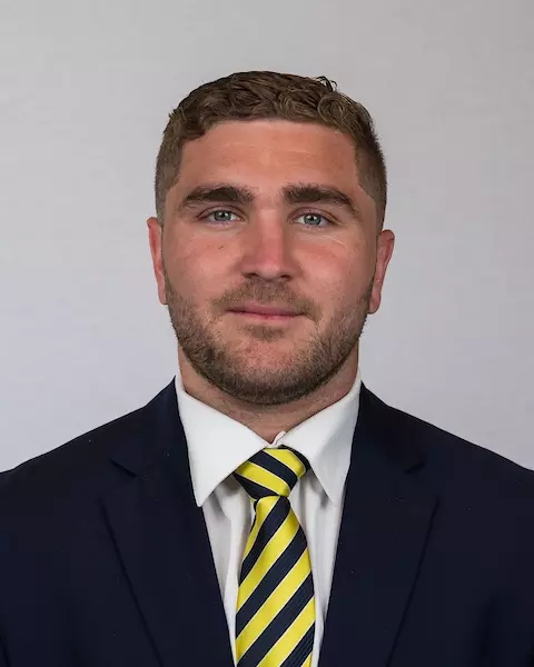 June 21, 2018; Memorial Stadium, Berkeley, California, USA; Football: California Golden Bears Coat & Tie Headshots - Ray Hudson (11)Photo credit: Al Sermeno - KLC fotos