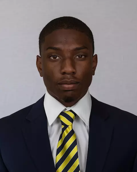June 21, 2018; Memorial Stadium, Berkeley, California, USA; Football: California Golden Bears Coat & Tie Headshots - Traveon Beck (22)Photo credit: Al Sermeno - KLC fotos