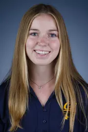 September 9, 2019; Berkeley, California, USA; Women's Rowing Grace Gervais at Cal Memorial Stadium. Photo credit: Nathan Phillips Photography- KLC fotos for Cal Athletics.