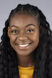 September 26, 2019; Berkeley, California, USA; California Golden Bears Women’s Basketball Media Day; Mi’Cole Cayton (Photo credit: Kelley L Cox/KLC fotos)