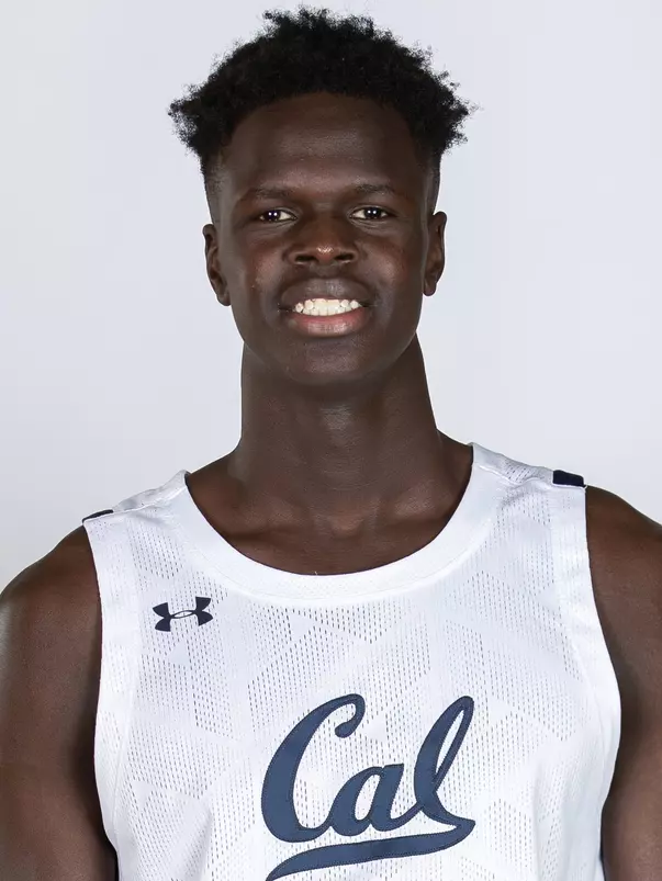 October 16, 2020; Berkeley, California, USA; Men's Basketball: California Golden Bears Headshots; Kuany Kuany (13). Photo credit: Al Sermeno/KLC fotos