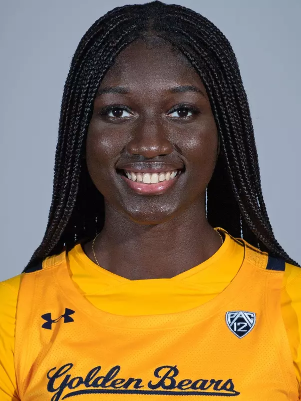 October 22, 2020; Berkeley, California, USA; Cal Women’s Basketball Media Day at Maxwell Garage; Fatou Samb (Photo credit: Marcus Edwards/KLC fotos)