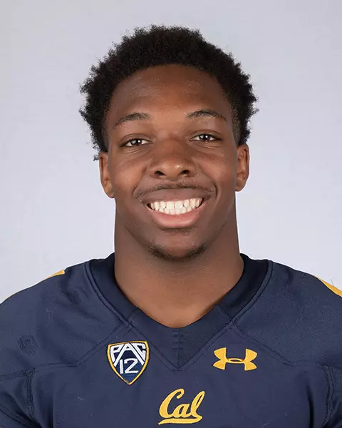 2020 Cal Football Curley Young Jr. Head Shot