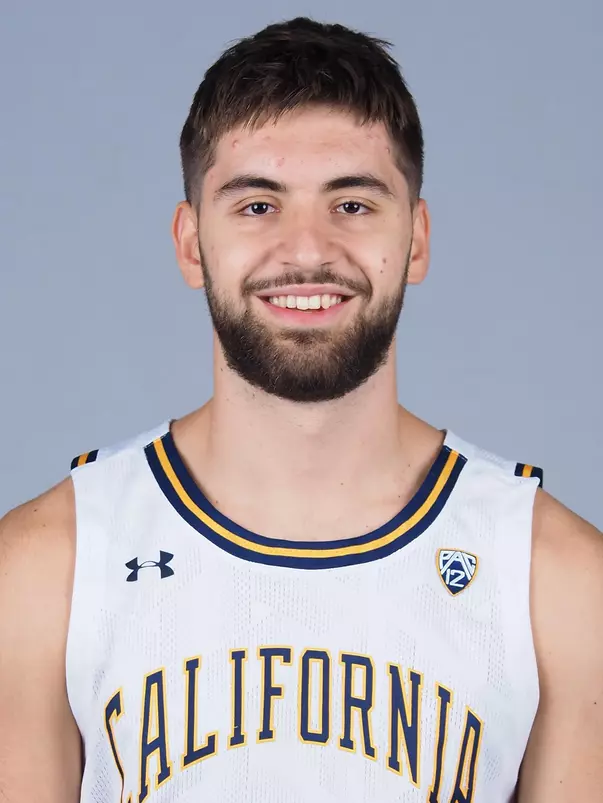 September 29, 2021; Berkeley, California, USA; Basketball: California Golden Bears Media Day at Haas Pavilion; Dimitrios Klonaras (34) (Photo credit: Kelley L Cox/KLC fotos)