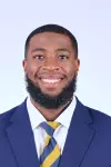 June 30, 2021; Berkeley, California, USA; Football: California Golden Bears Media Day at California Memorial Stadium; Daree Ajibade (Photo credit: Marcus Edwards/KLC fotos)