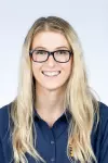 August 5, 2021; Berkeley, California, USA; Football: California Golden Bears Media Day at California Memorial Stadium; Jenny Eberle (Photo credit: Nathan Phillips/KLC fotos)
