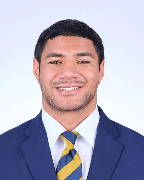 June 30, 2021; Berkeley, California, USA; Football: California Golden Bears Media Day at California Memorial Stadium; McKyle So'oto (45) (Photo credit: Marcus Edwards/KLC fotos)