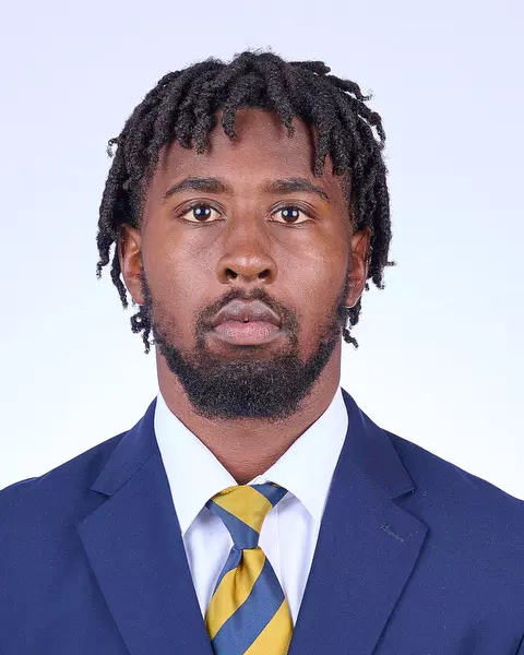 June 30, 2021; Berkeley, California, USA; Football: California Golden Bears Media Day at California Memorial Stadium; Raymond Woodie III (5) (Photo credit: Marcus Edwards/KLC fotos)