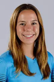 August 9, 2021; Berkeley, California, USA; Women’s Soccer: California Golden Bears Media Day at Memorial Stadium; Elle Lindenlaub (1) (Photo credit: Sergio Estrada/KLC fotos)