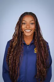 October 11, 2022; Berkeley, California, USA; Track & Field: California Golden Bears Media Day at Haas Pavilion; Asha Fletcher (Photo credit: Kelley L Cox/KLC fotos)