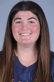 January 28, 2022; Berkeley, California, USA; Softball: California Golden Bears Media Day at Memorial Stadium; Alexis Bishop (18) (Photo credit: Kelley L Cox/KLC fotos)