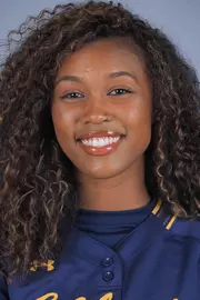January 28, 2022; Berkeley, California, USA; Softball: California Golden Bears Media Day at Memorial Stadium; Diamond Holland (11) (Photo credit: Kelley L Cox/KLC fotos)
