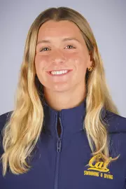 September 15, 2022; Berkeley, California, USA; Women’s Swimming: California Golden Bears Media Day at Haas Pavilion; Sarah DiMeco (Photo credit: Kelley L Cox/KLC fotos)